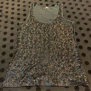 J.Crew Sequin Party Tank XS